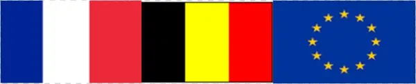 Drapeau France Ue Belgique - Annin Flagmakers 141680 5 Ft. X 8 Ft. Nyl-glo Indiana