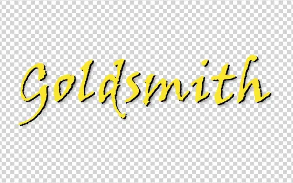 Goldsmith Sales - Calligraphy
