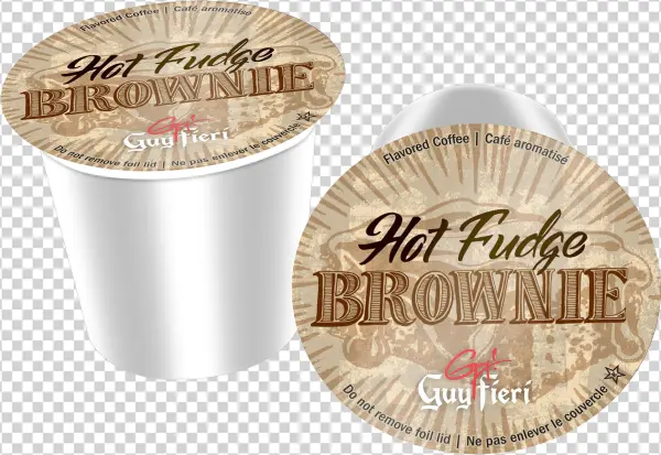 Hot Fudge Brownie - Guy Fieri Hot Fudge Brownie , Single Serve Coffee Cups