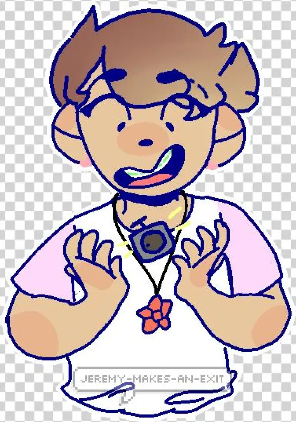 Look At How Happy He Is He Has His Fidget Cube And - Cartoon