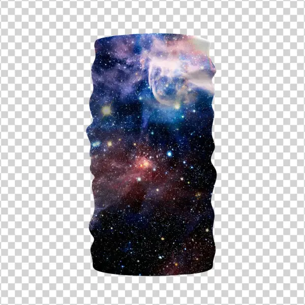 Lush Galaxy Sublimation Neck Warmer Morf Scarf - Rick & Morty Image Photo Cake Topper Sheet Birthday