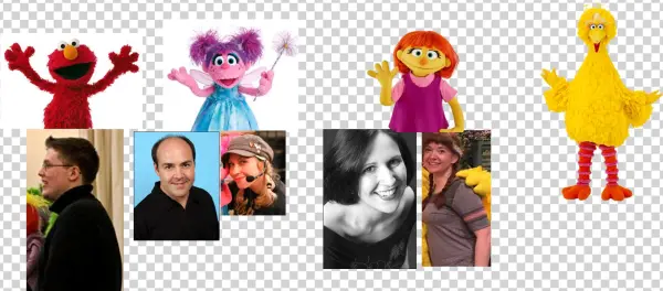 Muppet Wiki Behind The Scenes Photos Sesame Street - Roommates Sesame Street Abby Peel & Stick Giant