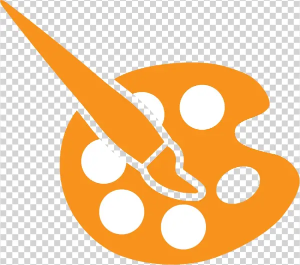 Orange Nimblex Paintbrushpalletorange - Nimblex