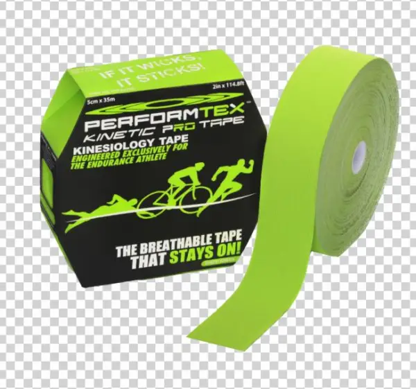 Performtex Kinetic Pro 35m Bulk Rolls - Performtex Kinetic Pro Kinesiology Tape-speed Green-35