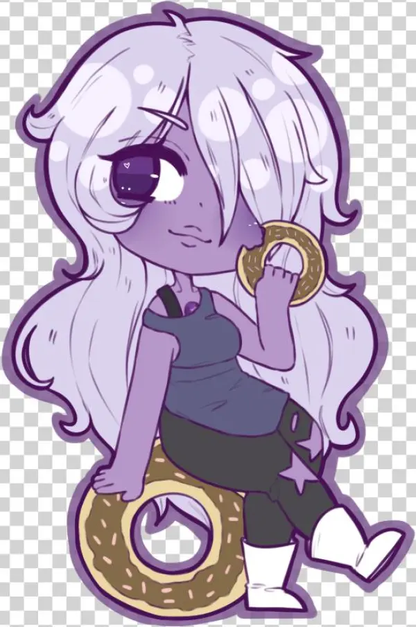 Picture Black And White Library Amethyst Drawing Chibi - Amethyst