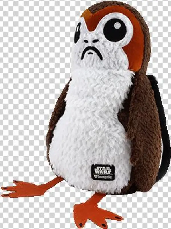 Porg Full Body Loungefly Plush Backpack - Star Wars Episode Viii Cookie Jar With Sound Porg