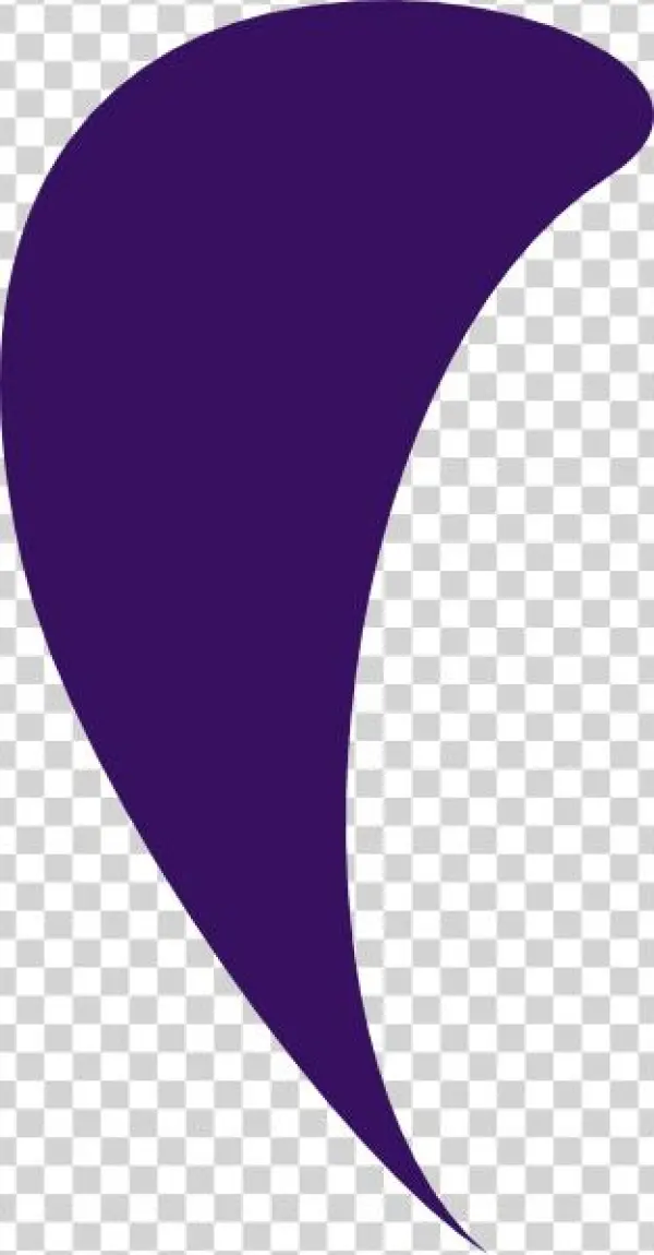 Purple Teardrop Clip Art - Clip Art