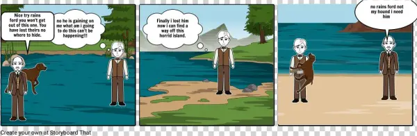 Running Threw The Mud - Cartoon