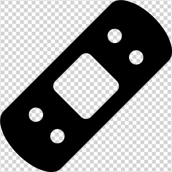 The Object Is Shaped Like A Bandage, Which Is A Long - Medicine