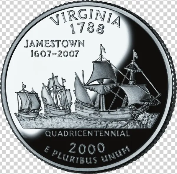 2000 Va Proof - Virginia 2000 - Quarter Dollar, United States Coin