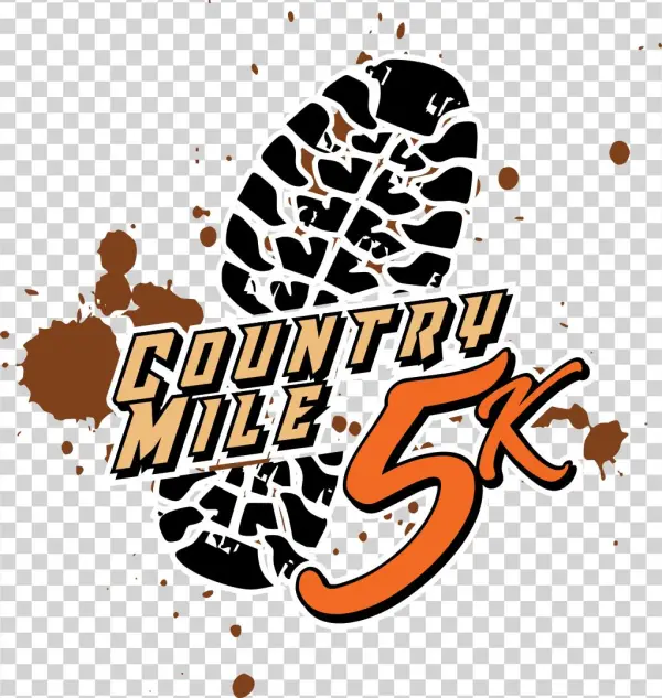 Clemson South Carolina Country Mile 5k - Illustration