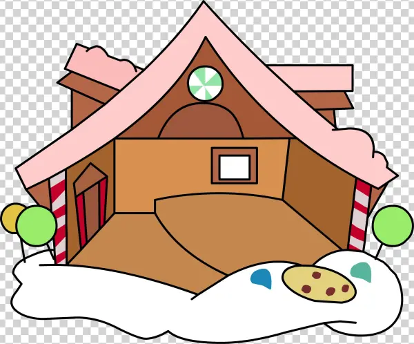 Deluxe Gingerbread Igloo Icon - Cartoon