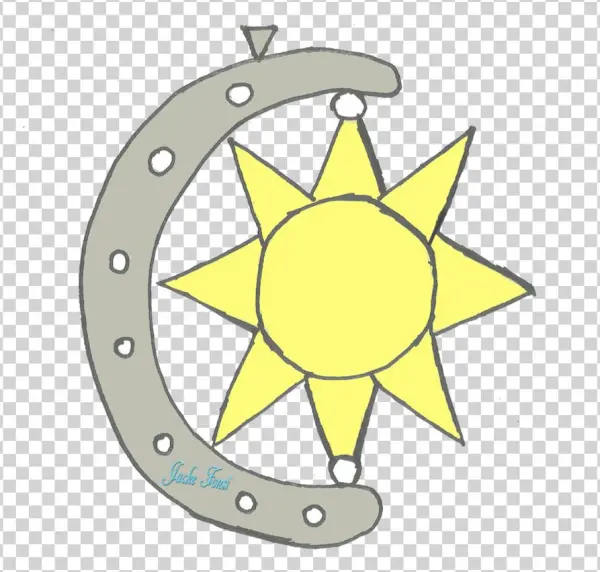 Dibujo Luna Png - Drawing