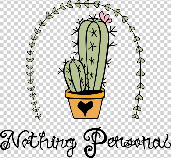 Drawing Calligraphy Cacti