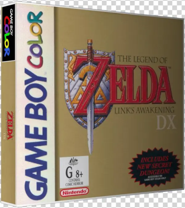 Gameboy Color Legend Of Zelda Links Awakening Dx Game