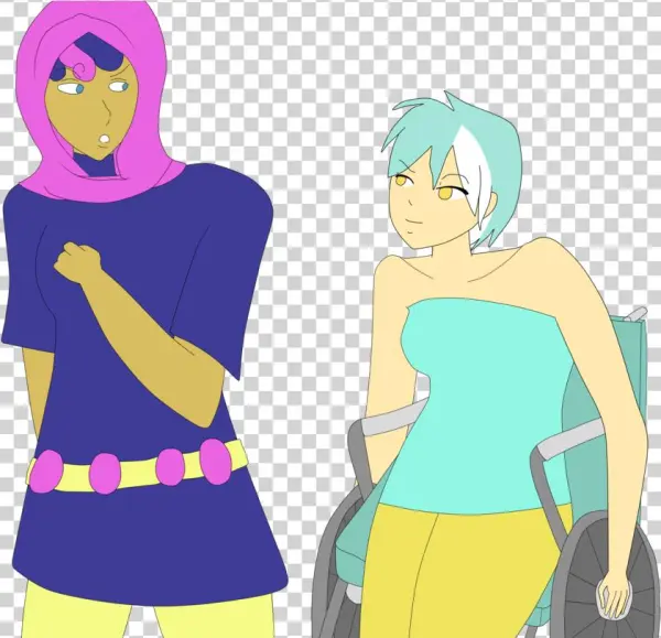 Indigomittens, Bon Bon, Female, Hijab, Humanized, Islam, - Cartoon