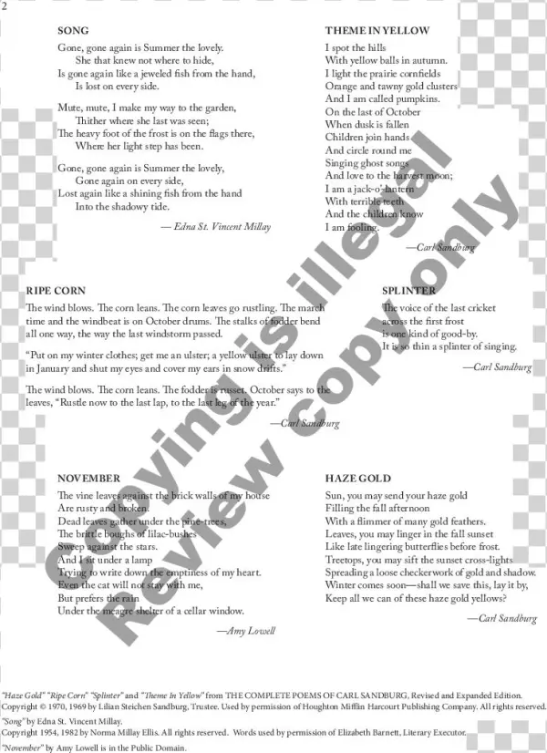 Juliana Hall - E - C - Schirmer Music Co - - Choir