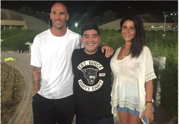 L'ex Difensore Del Napoli Ha Incontrato Il Pibe De - Fabio Cannavaro