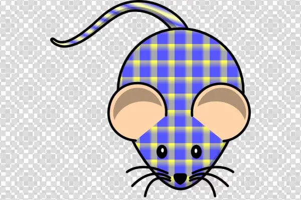 Mickey Mouse Transparent Download Clip Art Clipart - 3drose Mug 80244 1 Blue And Yellow Plaid Mouse Ceramic