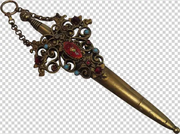 Miniature Chatelaine Scissors &amp - Cannon