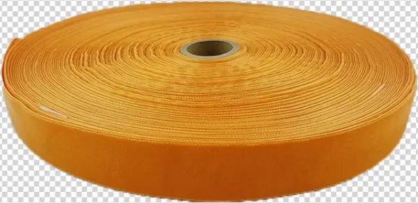Orange Thick Premium Velvet Ribbon 1 1/2 Inch Thick - Plywood