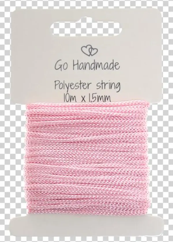 Pink Polyester String - Polyester
