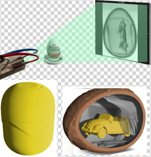 Principle Of Ct On A Kinder Surprise Egg - Vanbinnen