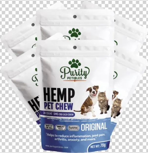 Purity Petibles Hemp Pet Treats 150mg 6 Pcs - Cannabidiol