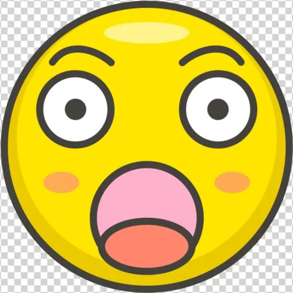 Astonished Face Emoji - Icon