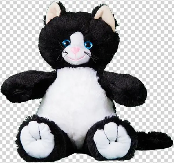 Baby Black Kitten - Stuffems Toy Shop Record Your Own Plush 16 Inch The
