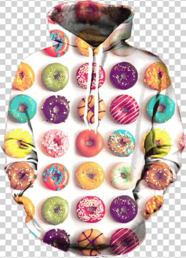 Donuts All Over Hoodie & Sweatshirt - Clearance Sale - Ozera Silicone Mini Donut Pan Muffin