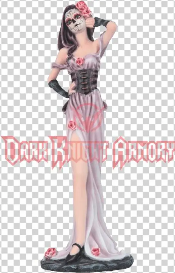 Gothic Pink Rose La Catrina - Stealstreet Ss-g-91830, 10.25 Inch Sugar Skull Women