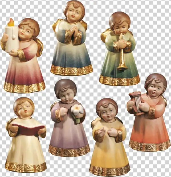 Grace Angel Singing - Holzschnitzerei Krippenshop Staffler