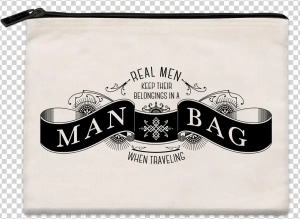 Man Bag Shaving Bag - Canvas