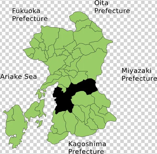 Map Yatsushiro En - Off The Beaten Track Kyushu