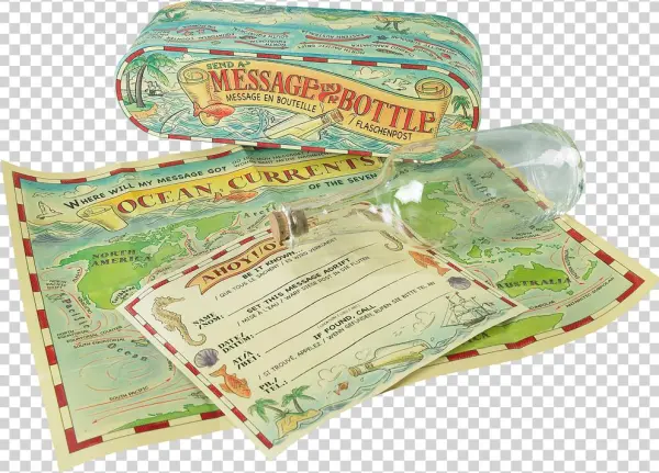 Message In A Bottle By Am Authentic Models - Message In A Bottle Kit