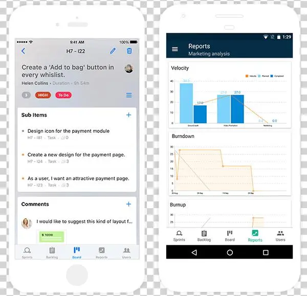 Mobile App For Online Agile Software