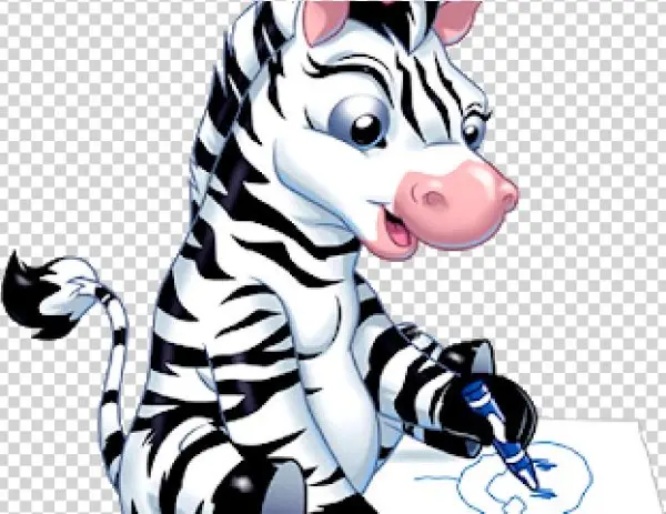 Рисунок Зебры