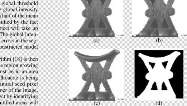 Silhouette Extraction Region Growing With Initial Seed - Chair