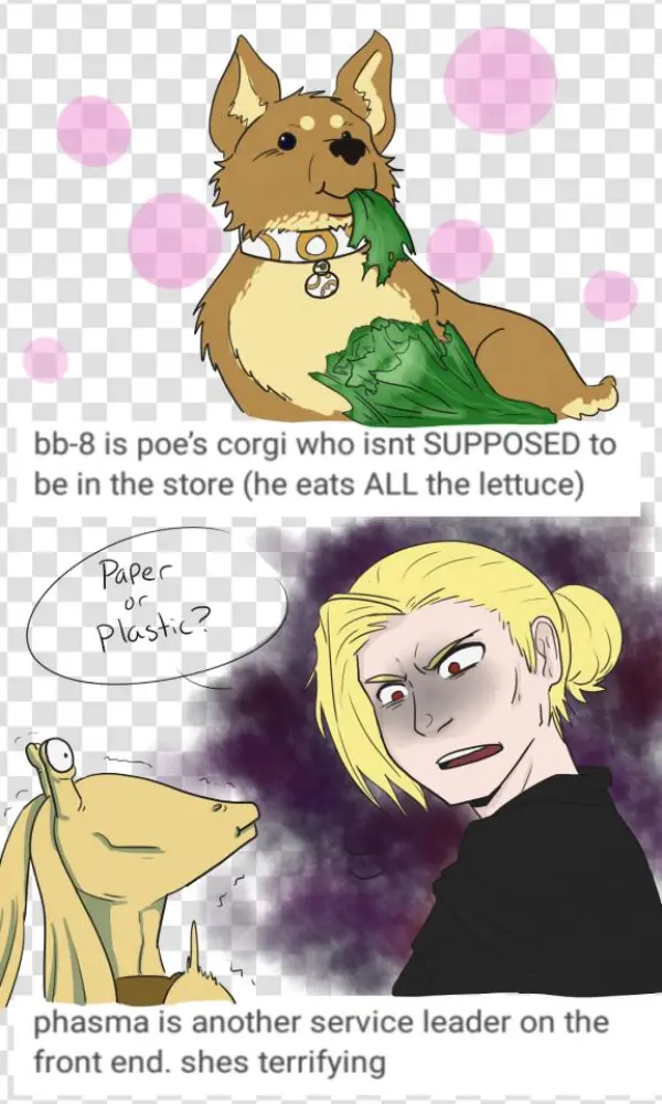 Star Wars Grocery Store Au What The Fuck Visual Version