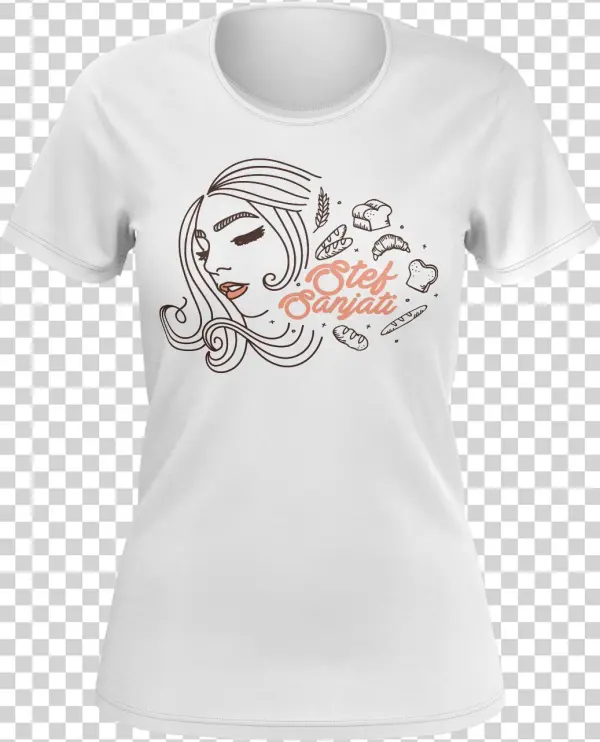 Stef Sanjati White Bread T-shirt - Stef Sanjati Merch