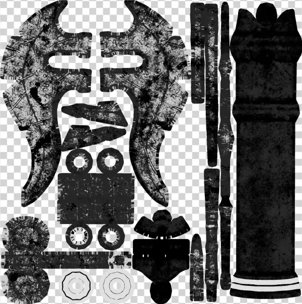 Battle Axe Worn - Illustration