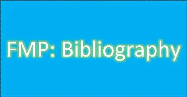 Bibliography For Fmp