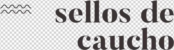 Button Sellos Caucho - Denim