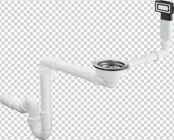 D12-10 Manual Waste And Overflow Set For Sink - Überlaufgarnitur Waschbecken