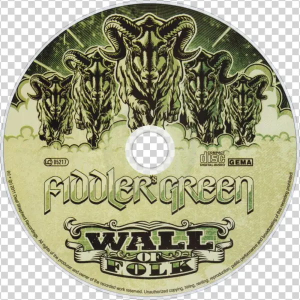 Fiddler's Green Wall Of Folk Cd Disc Image