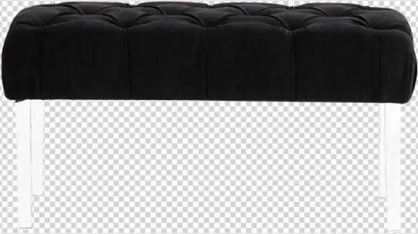 Image For Black Velvet Bench From Brault & Martineau