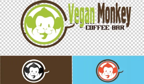 Logo Design By Dezign By Elite For Vegan Monkey Coffee - By Dezign