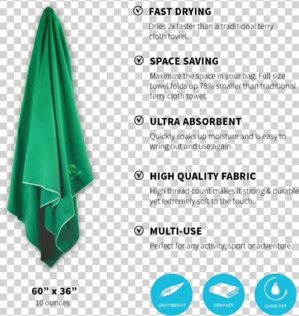 Micro Towel Xl - Yellow