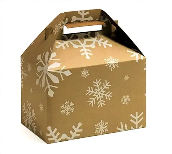 Snowday Medium Gable Box - Snow Day Gable Box - 8 X 4-7/8 X 5-1/4 - Quantity: